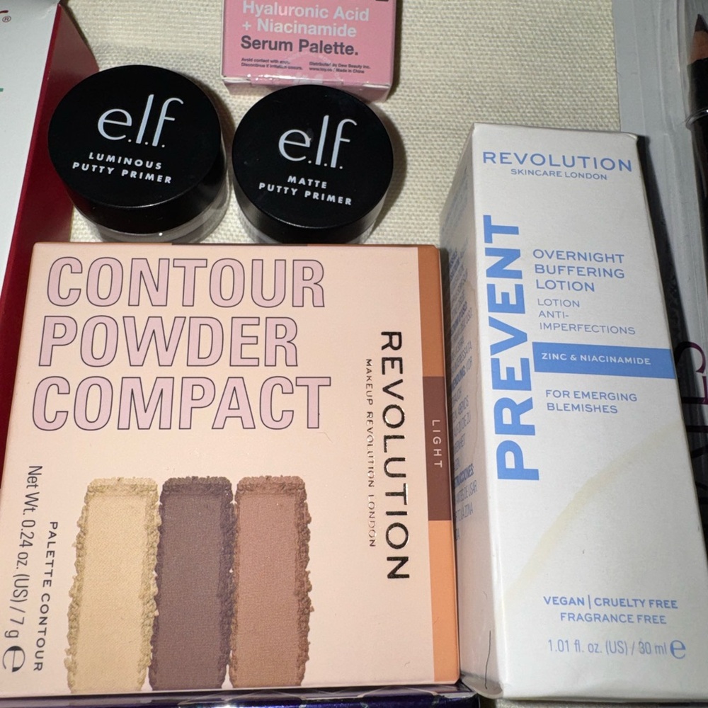 Revolution Contour Powder Compact + Assorted Makeup Bundle - Picture 3 of 6